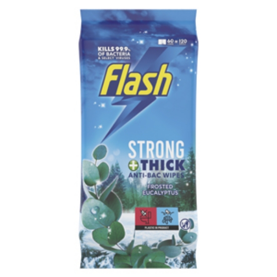 Picture of Flash Anti Bac Wipes 60 x4